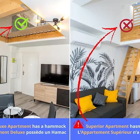 Apartamento Duplex : 300m, Clim, Netflix Cannes